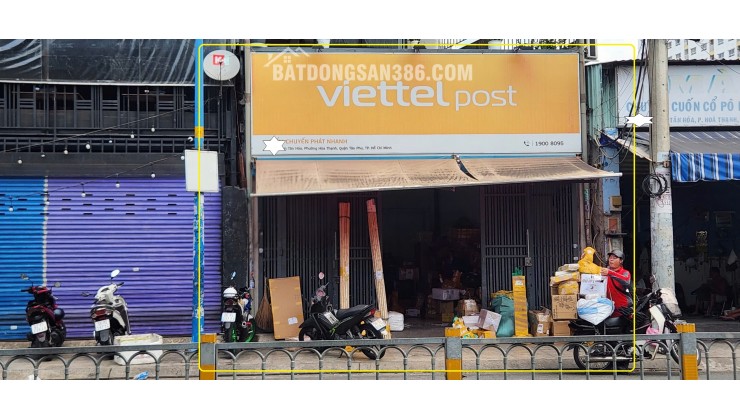 Cho thuê nhà Mặt Tiền Kênh Tân Hóa Q.Tân Phú–140m², 20Triệu
